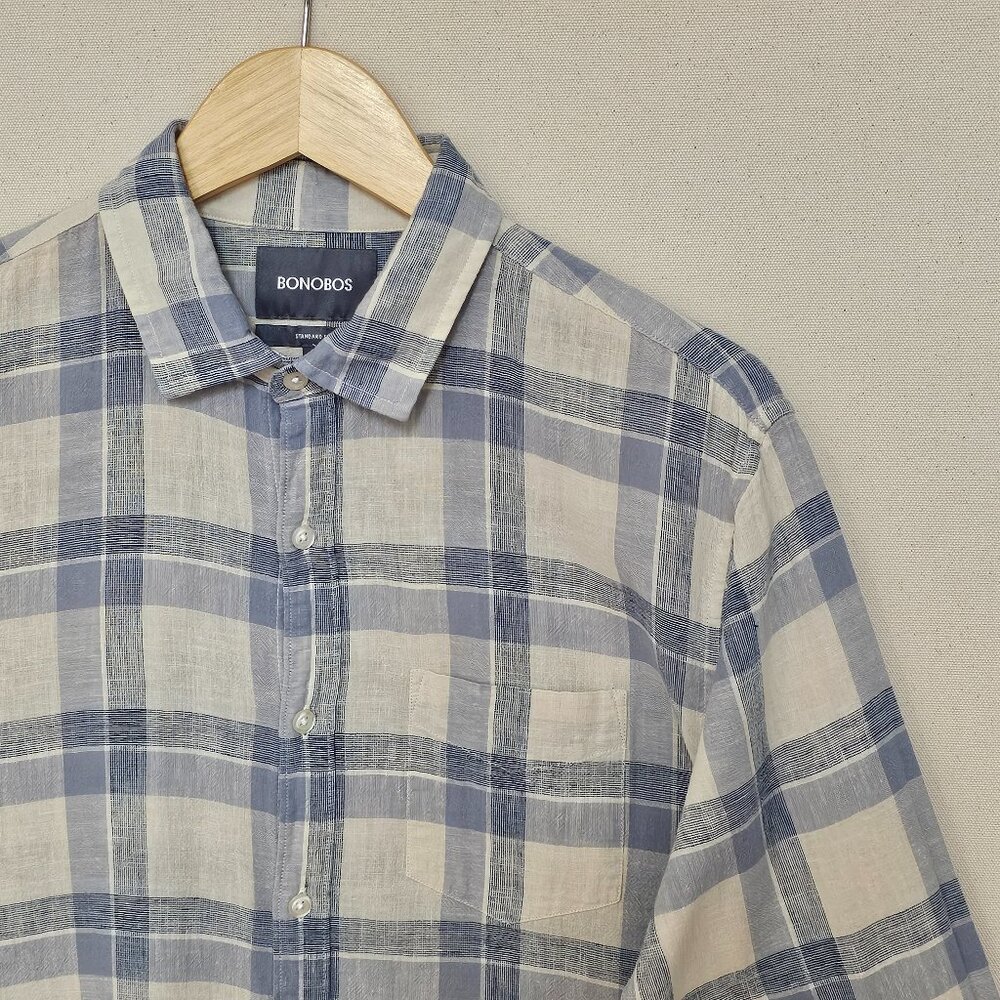 Bonobos Linen Blend Standard Fit Button Down M